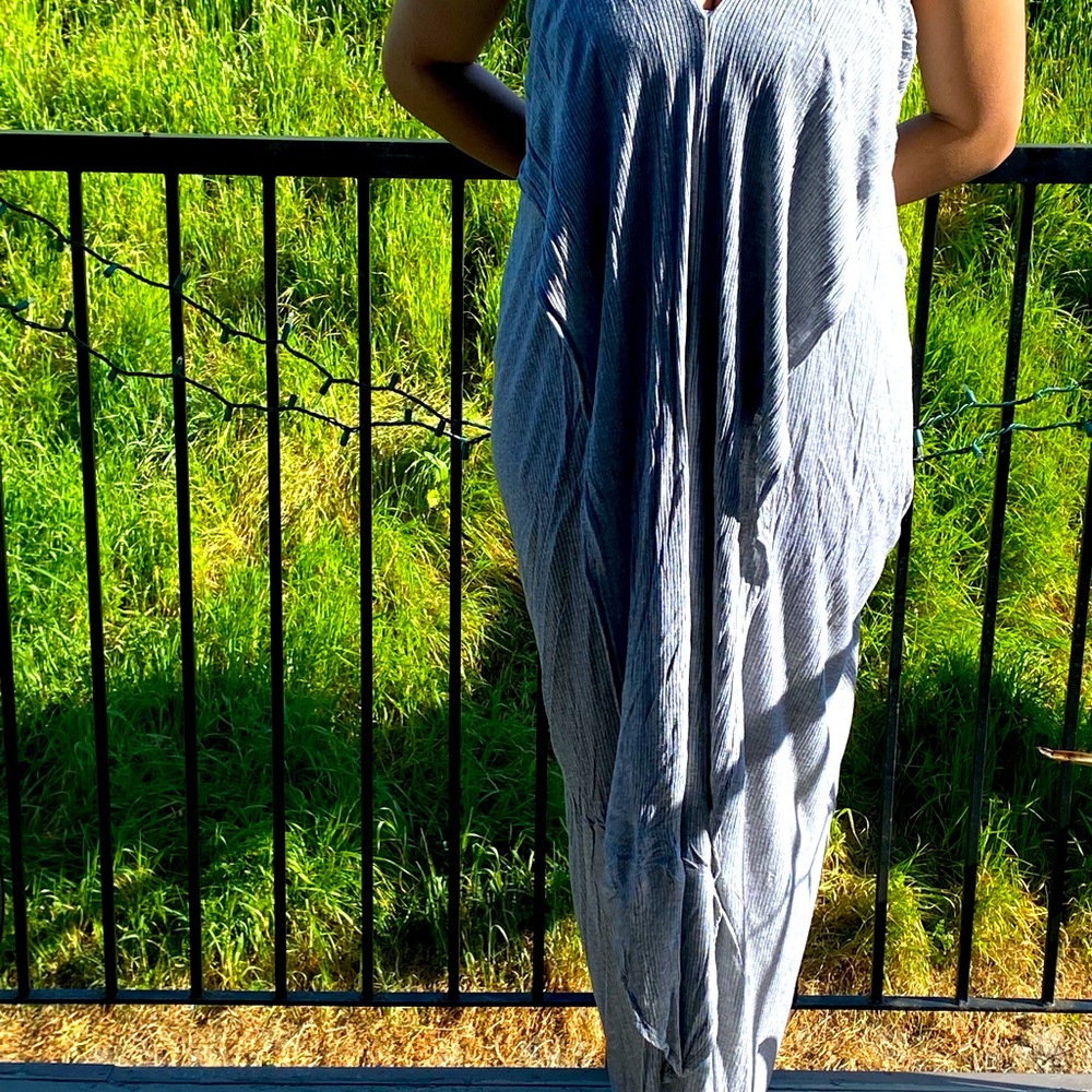 Grey maxi dress (plus size)